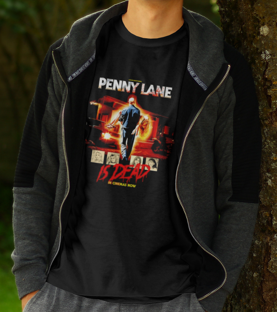 Penny Lane A Film By Mia'kate Russell Is Dead In Cinemas Now Iconic Cinematic T-Shirt