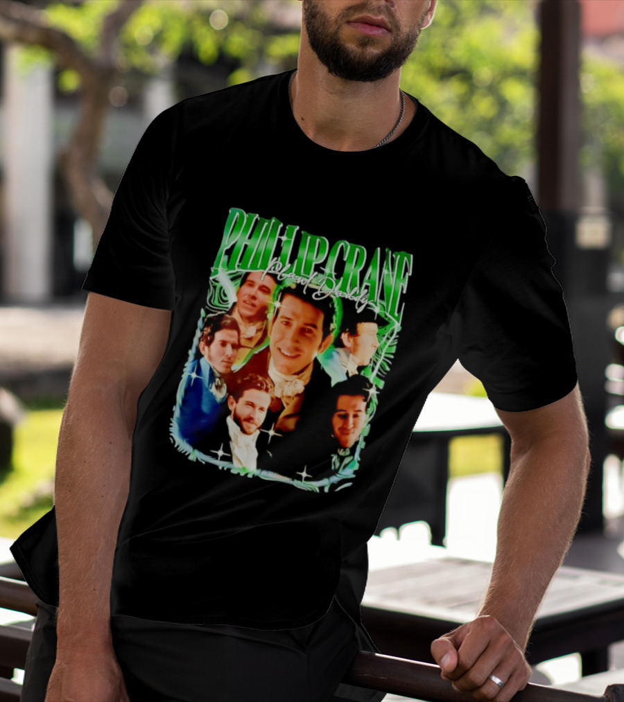 Phillip Crane Plant Daddy Regency Style Portrait Collage T-Shirt