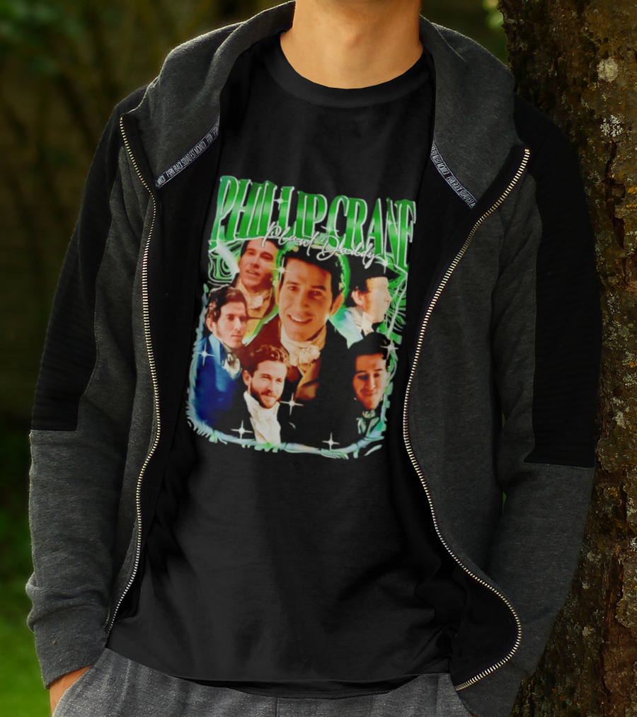 Phillip Crane Plant Daddy Regency Style Portrait Collage T-Shirt