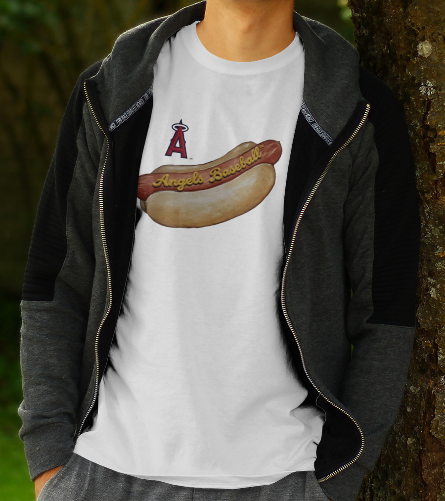 Los Angeles Angels Baseball Hot Dog MLB 2026 Season T-Shirt