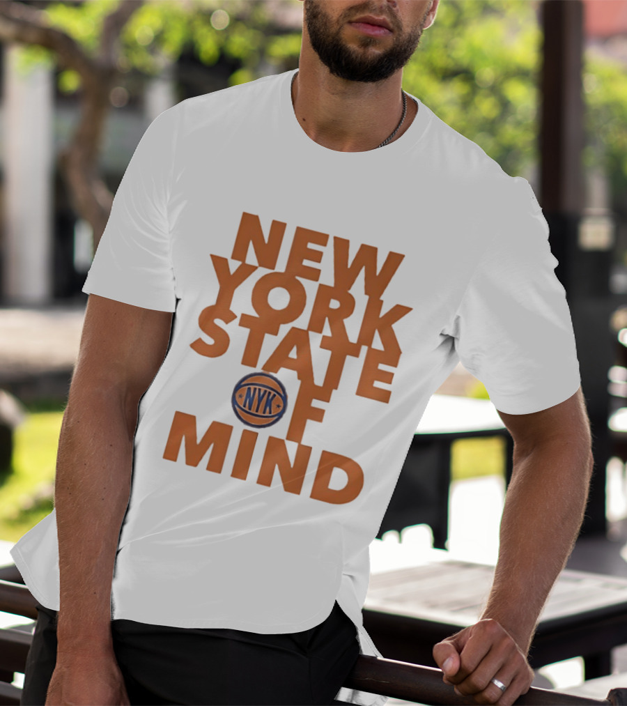 New York State Of Mind NYC Basketball T-Shirt