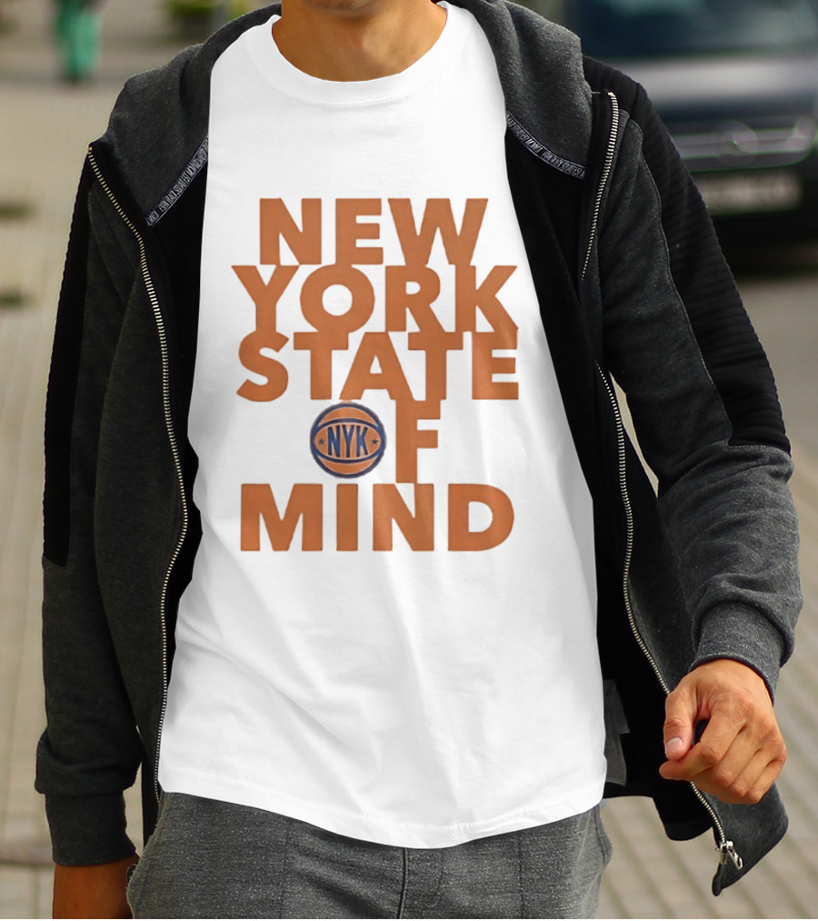 New York State Of Mind NYC Basketball T-Shirt