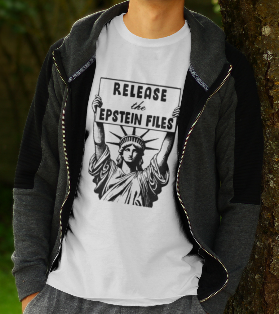 Release The Epstein Files Statue Of Liberty T-Shirt
