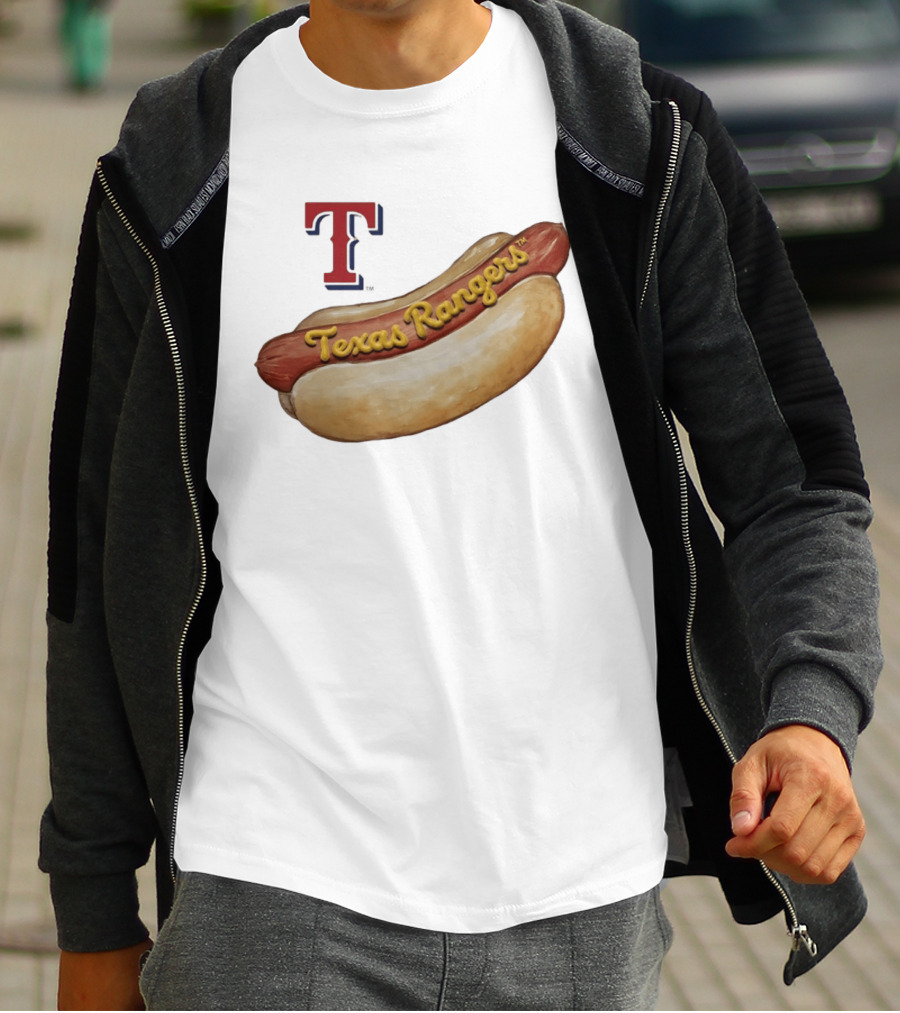 Texas Rangers Hot Dog MLB 2026 Season Team T T-Shirt