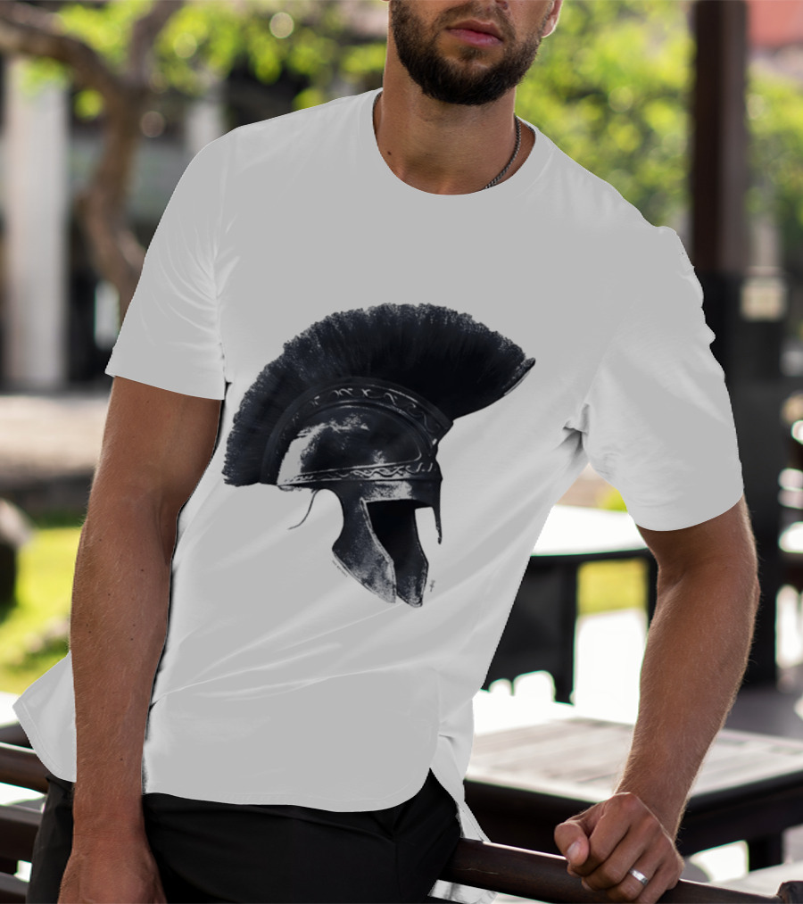 Travis Scott Odyssey Greek Soldier Helmet T-Shirt