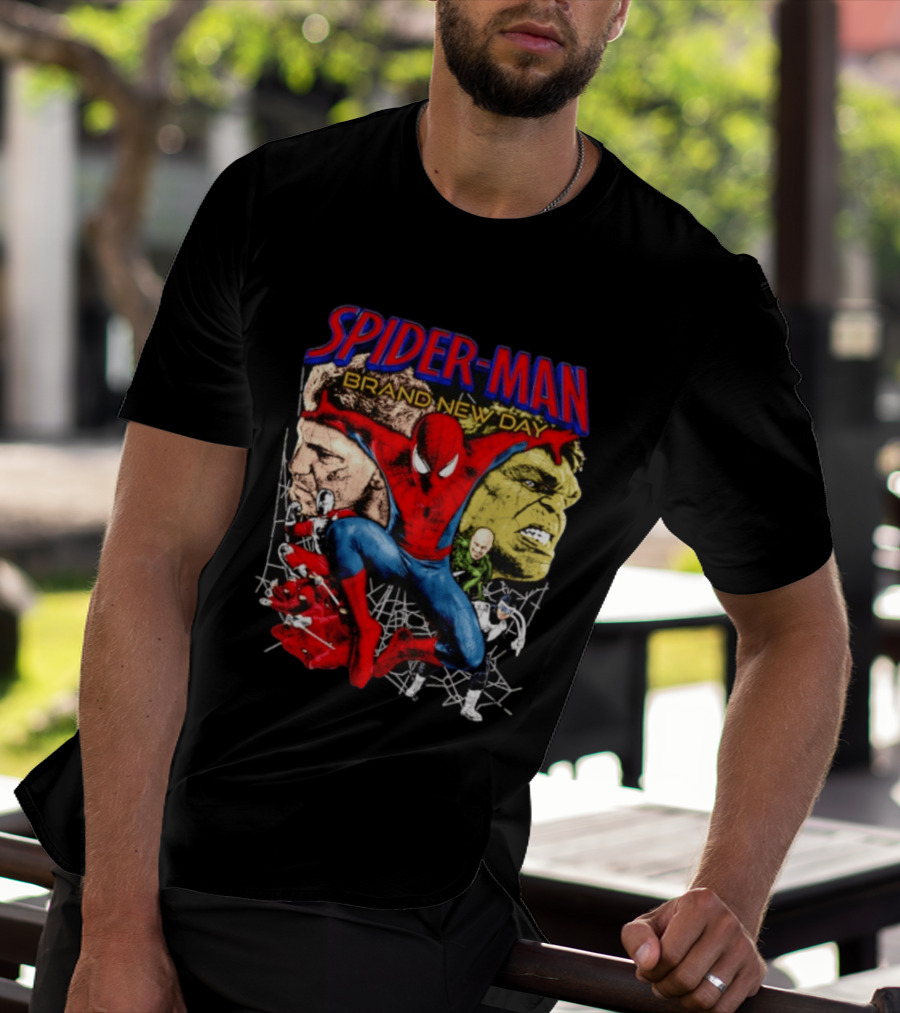 Spider Man Brand New Day Marvel Comics Superhero Characters T-Shirt