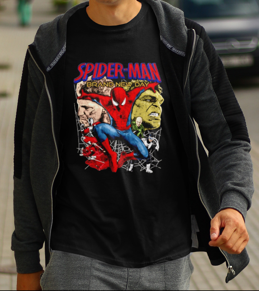 Spider Man Brand New Day Marvel Comics Superhero Characters T-Shirt