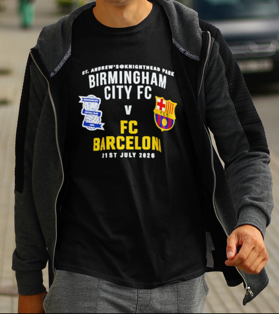 St. Andrew's Knighthead Park Birmingham City FC Vs FC Barcelona 31st July 2026 T-Shirt