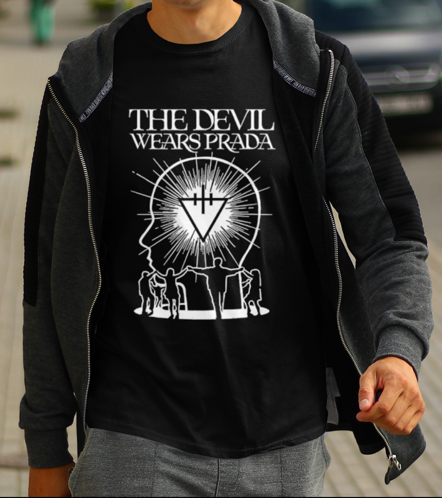 The Devil Wears Prada Metalcore Band Hardcore Head And Triangle T-Shirt