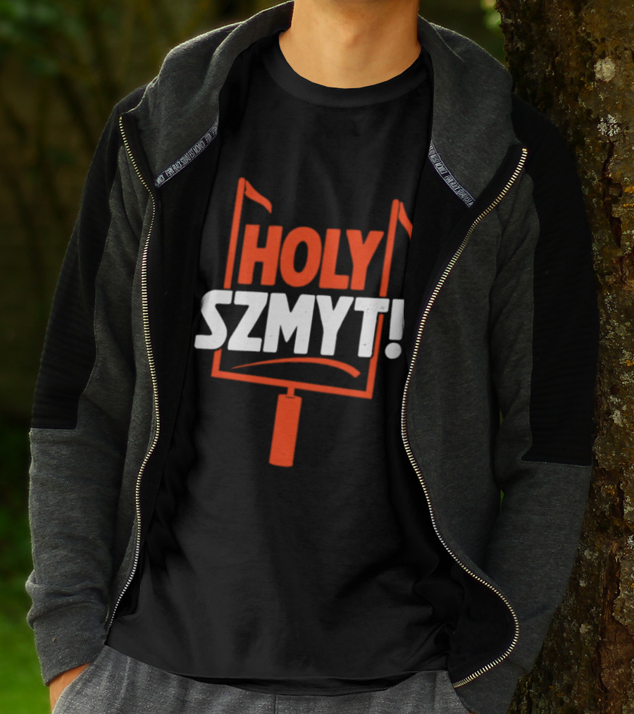 Andre Szmyt Holy Szmyt Cleveland Browns Football Uprights T-Shirt