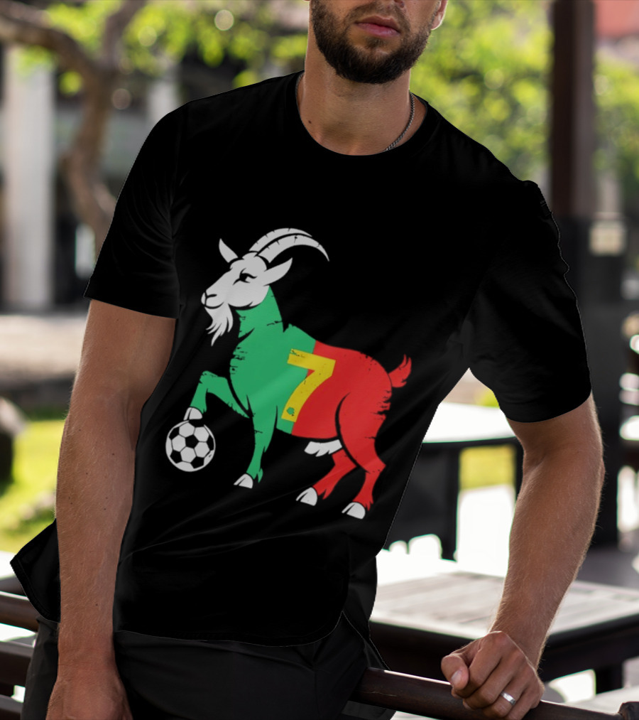 Cristiano Ronaldo GOAT 7 Portugal Soccer T-Shirt