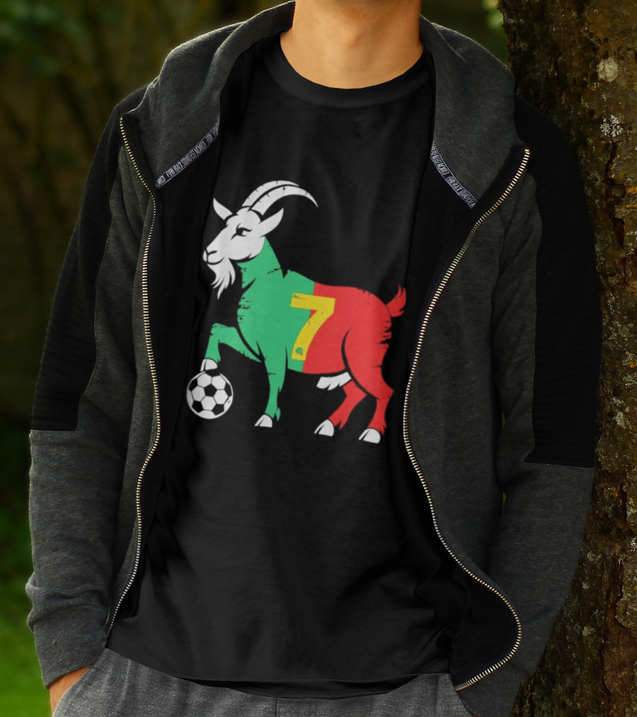 Cristiano Ronaldo GOAT 7 Portugal Soccer T-Shirt