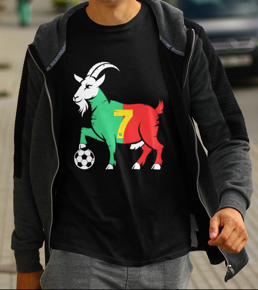 Cristiano Ronaldo GOAT 7 Portugal Soccer T-Shirt