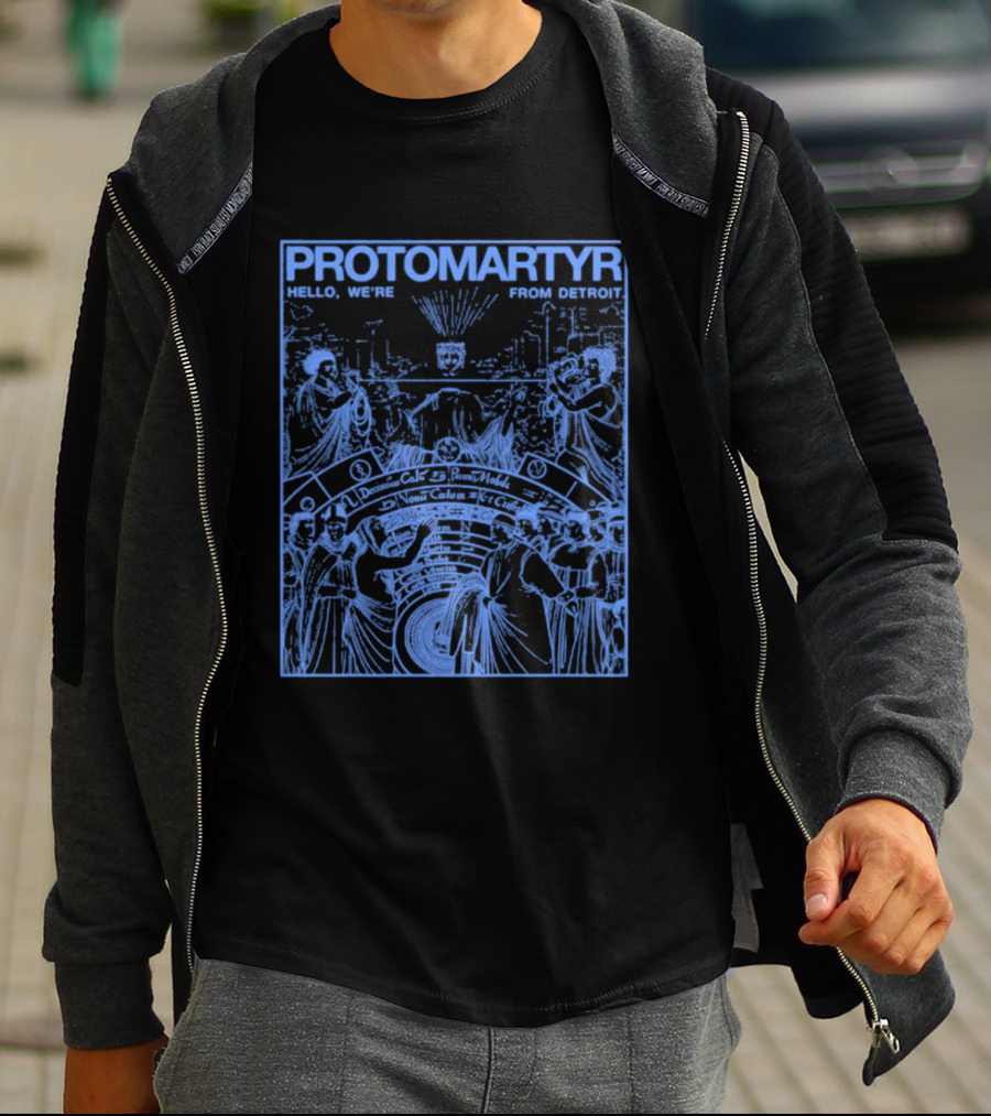 Protomartyr Nuns Scene Hello We're From Detroit T-Shirt