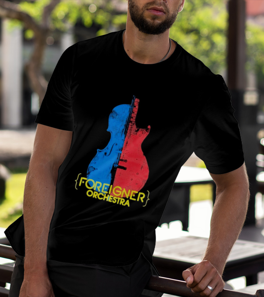 Foreigner Orchestra Violin Guitar Fusion T-Shirt