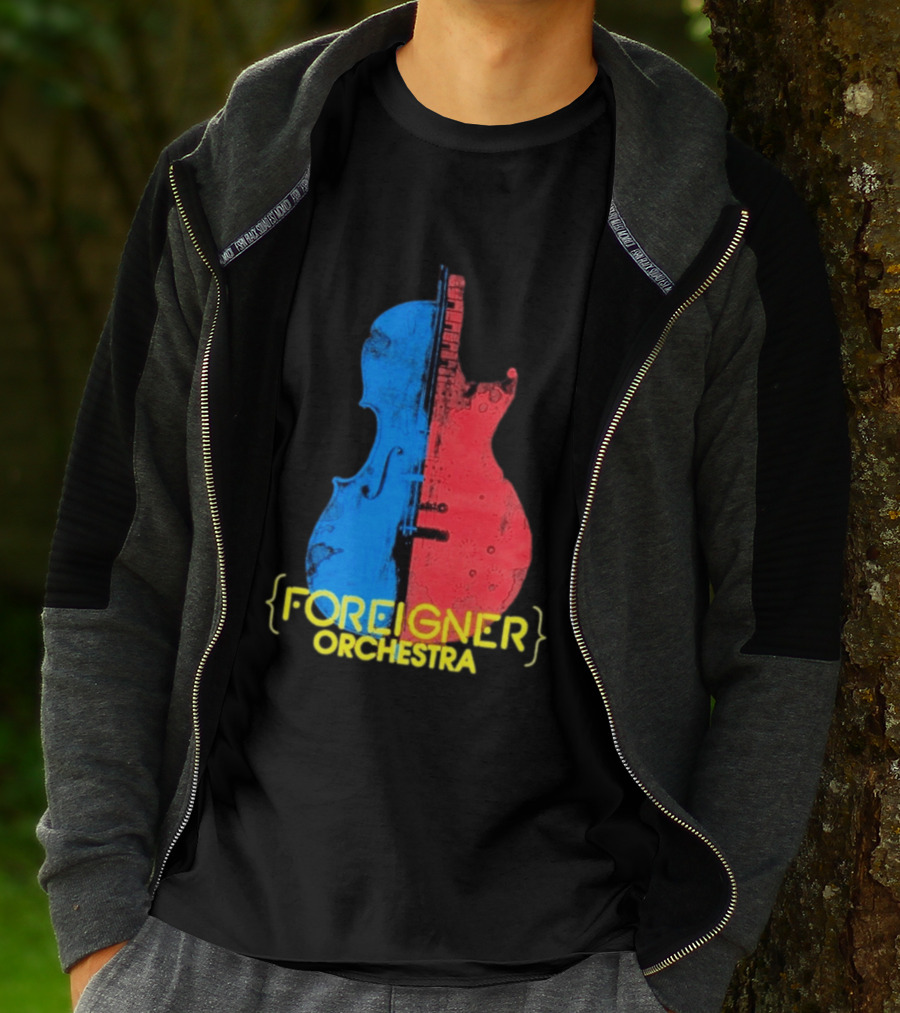 Foreigner Orchestra Violin Guitar Fusion T-Shirt