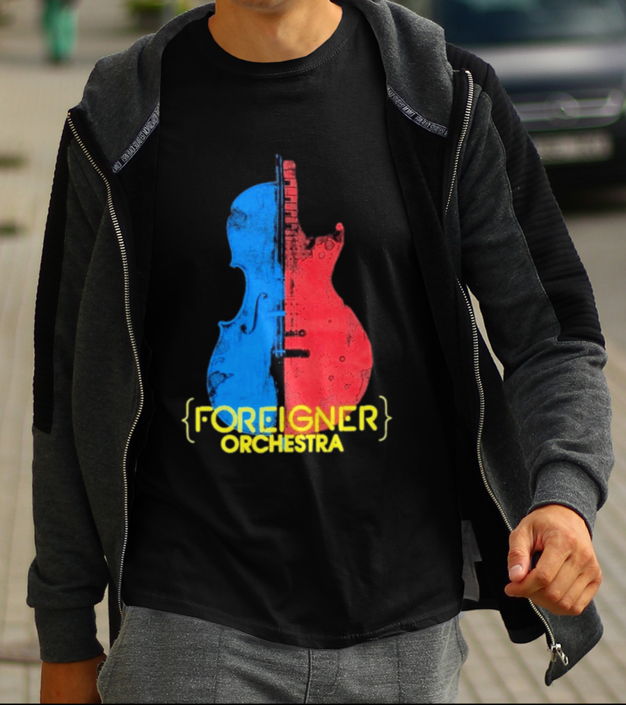 Foreigner Orchestra Violin Guitar Fusion T-Shirt