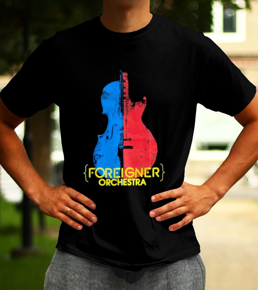 Foreigner Orchestra Violin Guitar Fusion T-Shirt