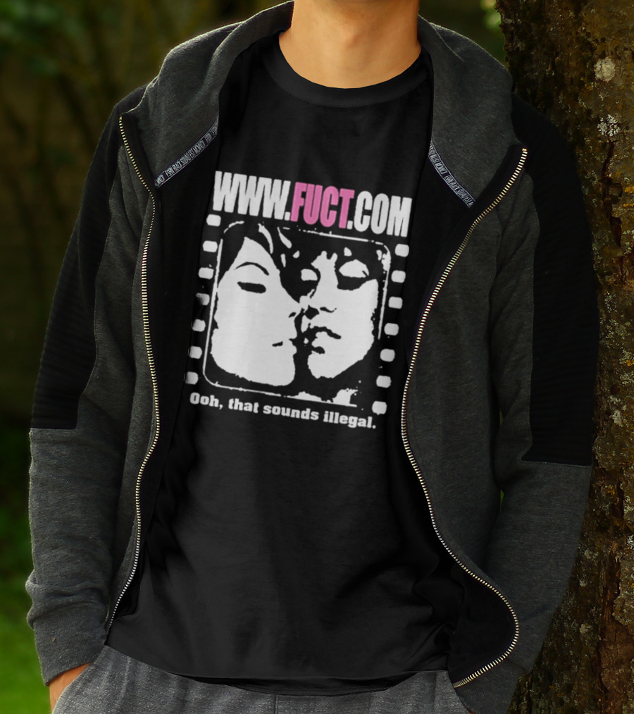 WWW.FUCT.COM Oh That Sounds Illegal T-Shirt