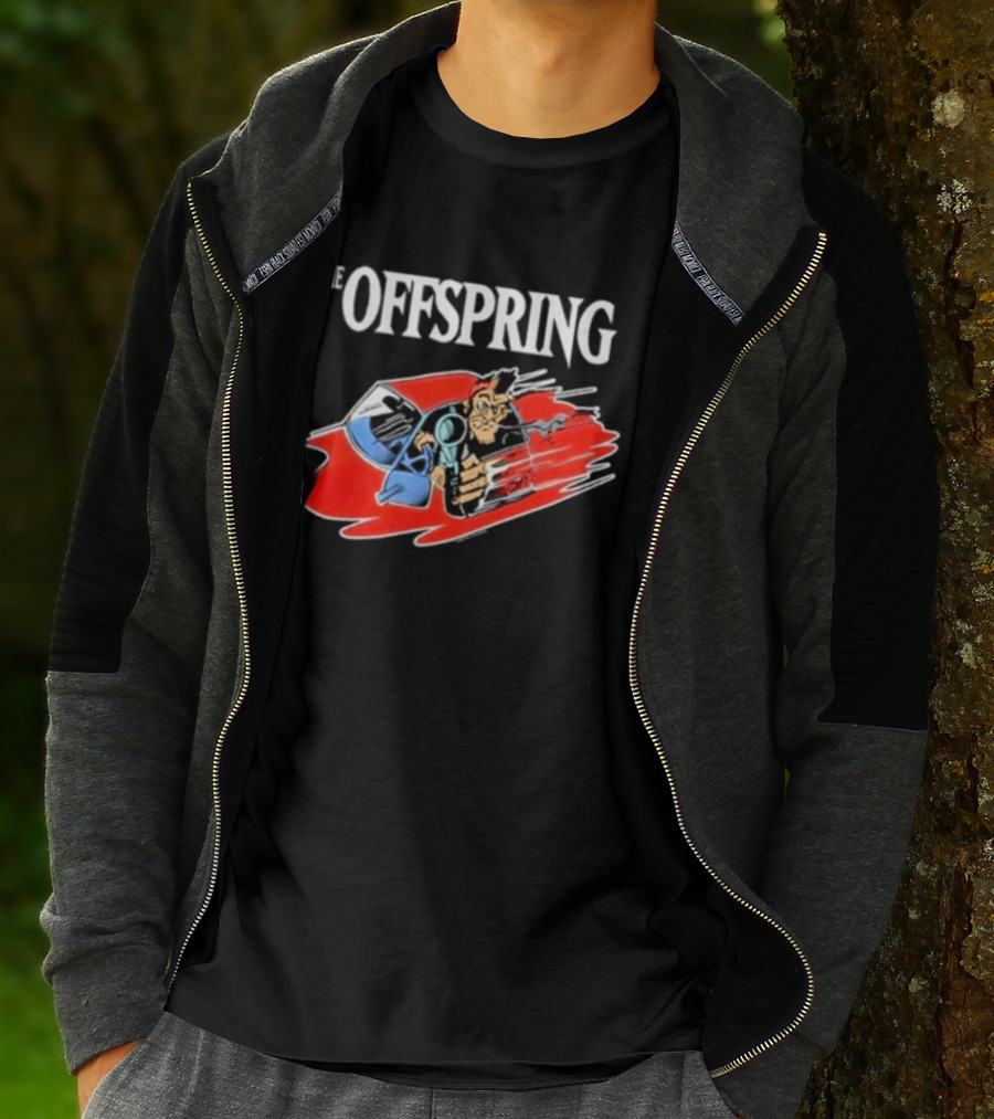 The Offspring Bad Habits Stupid Dombshit Goddam Motherfucker Vintage Cartoon T-Shirt
