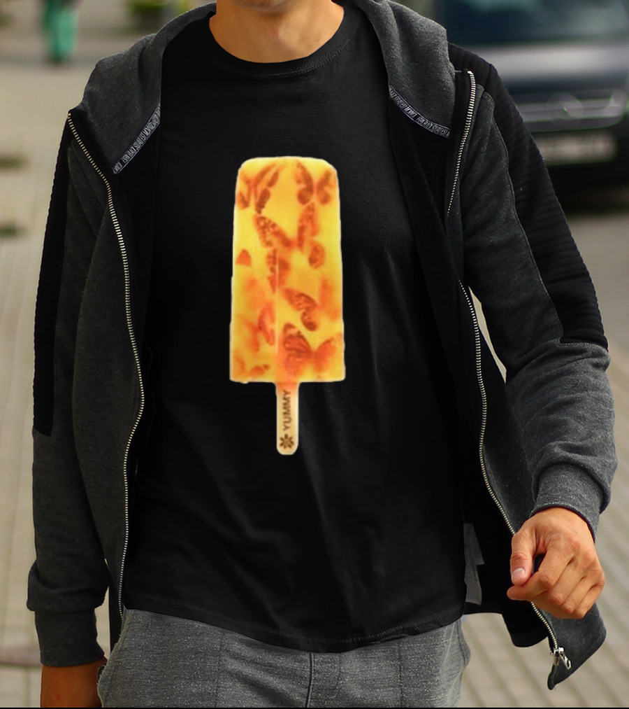 James Tour 2024 Ice Cream Yummy Butterfly Popsicle T-Shirt