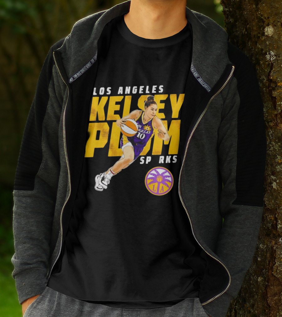 Los Angeles Kelsey Plum Sparks SP RKS 10 Basketball Player T-Shirt