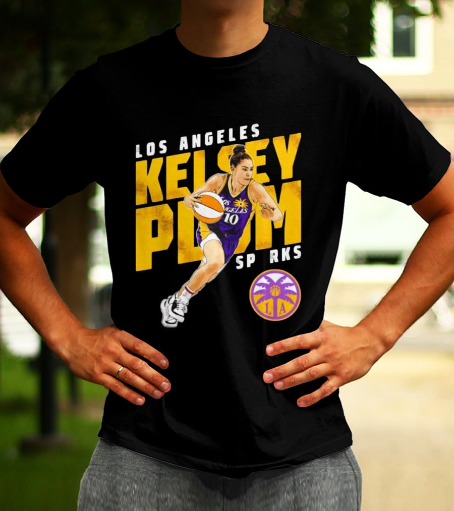 Los Angeles Kelsey Plum Sparks SP RKS 10 Basketball Player T-Shirt
