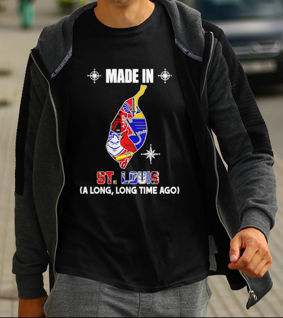Made In St Louis Map 2026 Season A Long Long Time Ago T-Shirt