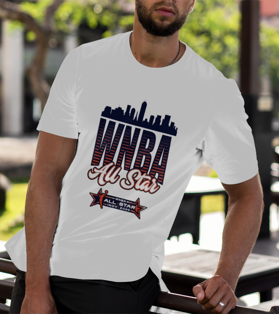 WNBA All Star 2025 Indy Skyline T-Shirt