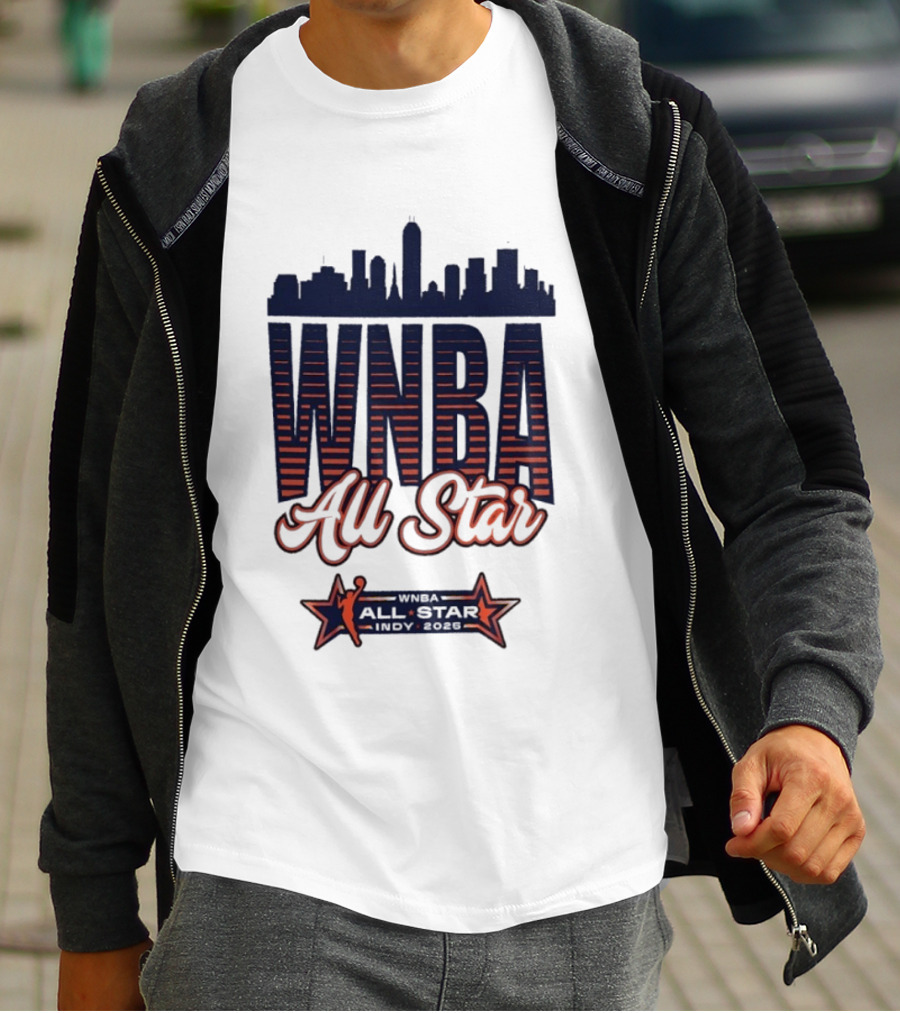 WNBA All Star 2025 Indy Skyline T-Shirt