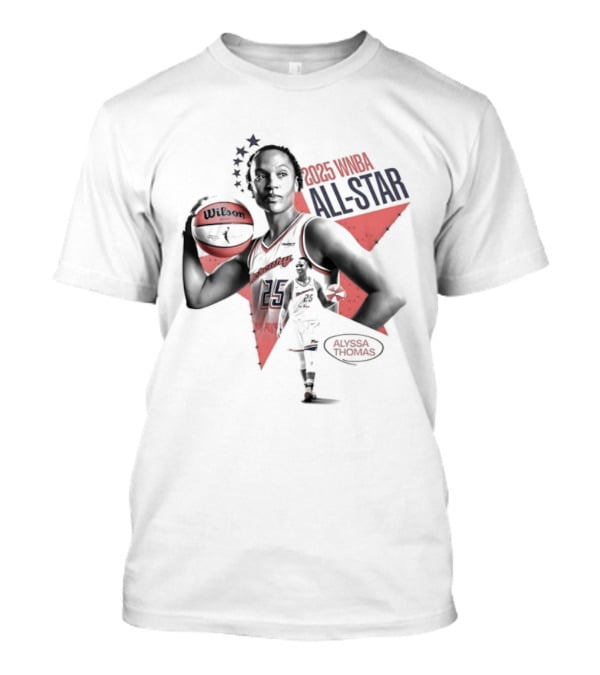 Alyssa Thomas 2025 WNBA All Star Phoenix Mercury T-Shirt