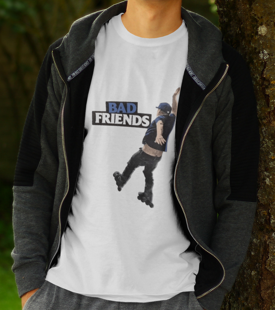 Bad Friends Bobby Roller Skating Fall T-Shirt