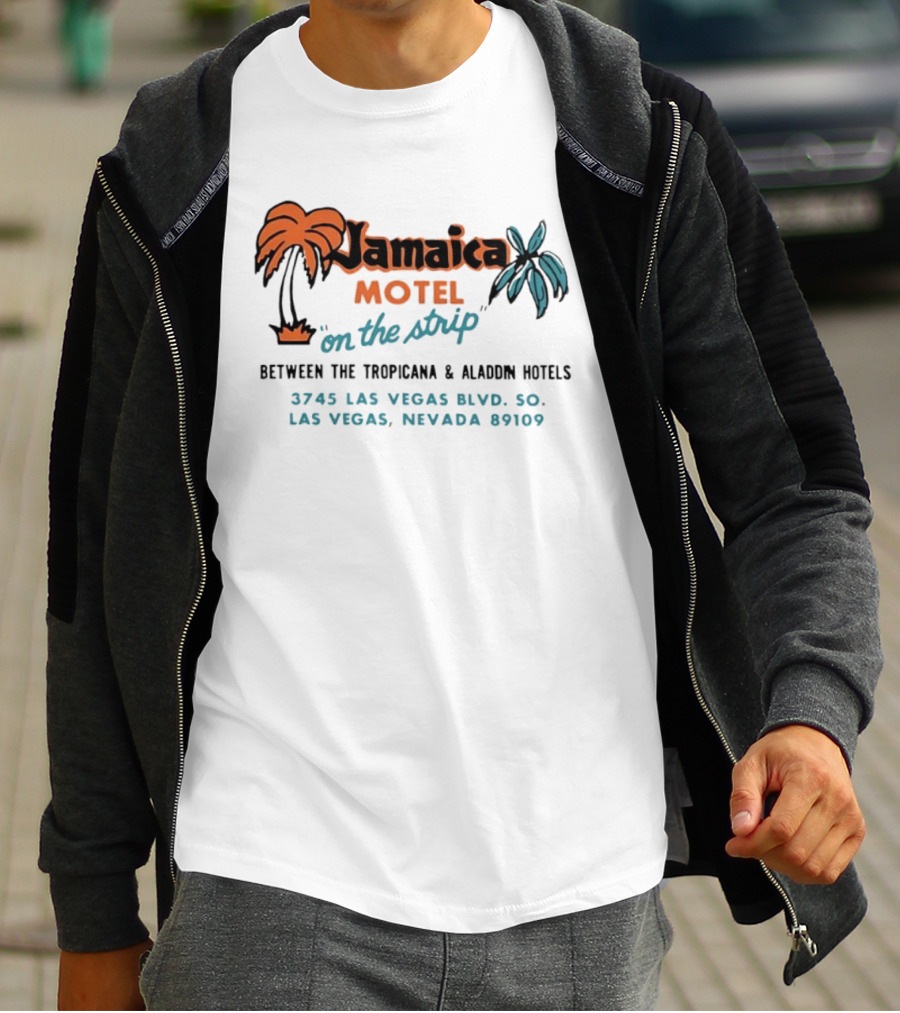 Jamaica Motel On The Strip Las Vegas Nevada Between Tropicana And Aladdin Hotels 3745 Las Vegas Blvd 89109 T-Shirt