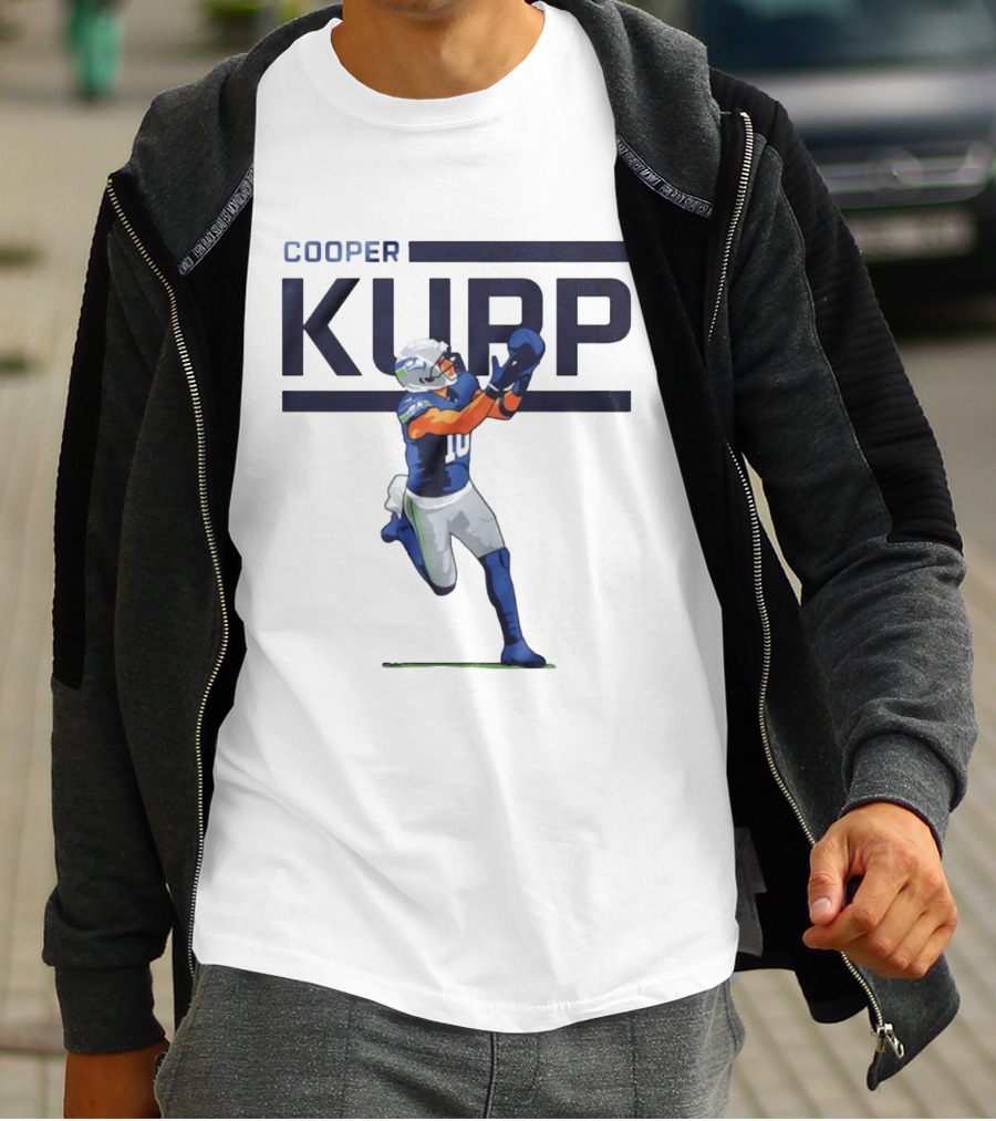 Cooper Kupp Seattle Seahawks Catching Action T-Shirt