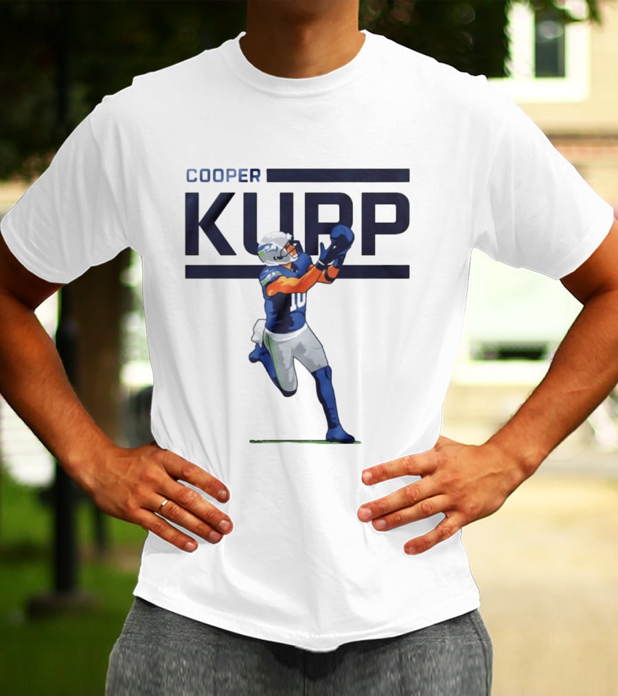 Cooper Kupp Seattle Seahawks Catching Action T-Shirt
