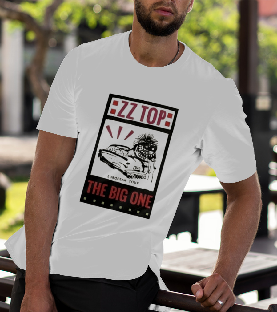 ZZ Top The Big One European Tour Poble Espanyol Barcelona Spain July 19 2026 T-Shirt