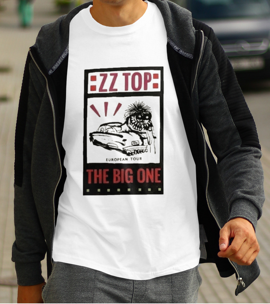 ZZ Top The Big One European Tour Poble Espanyol Barcelona Spain July 19 2026 T-Shirt