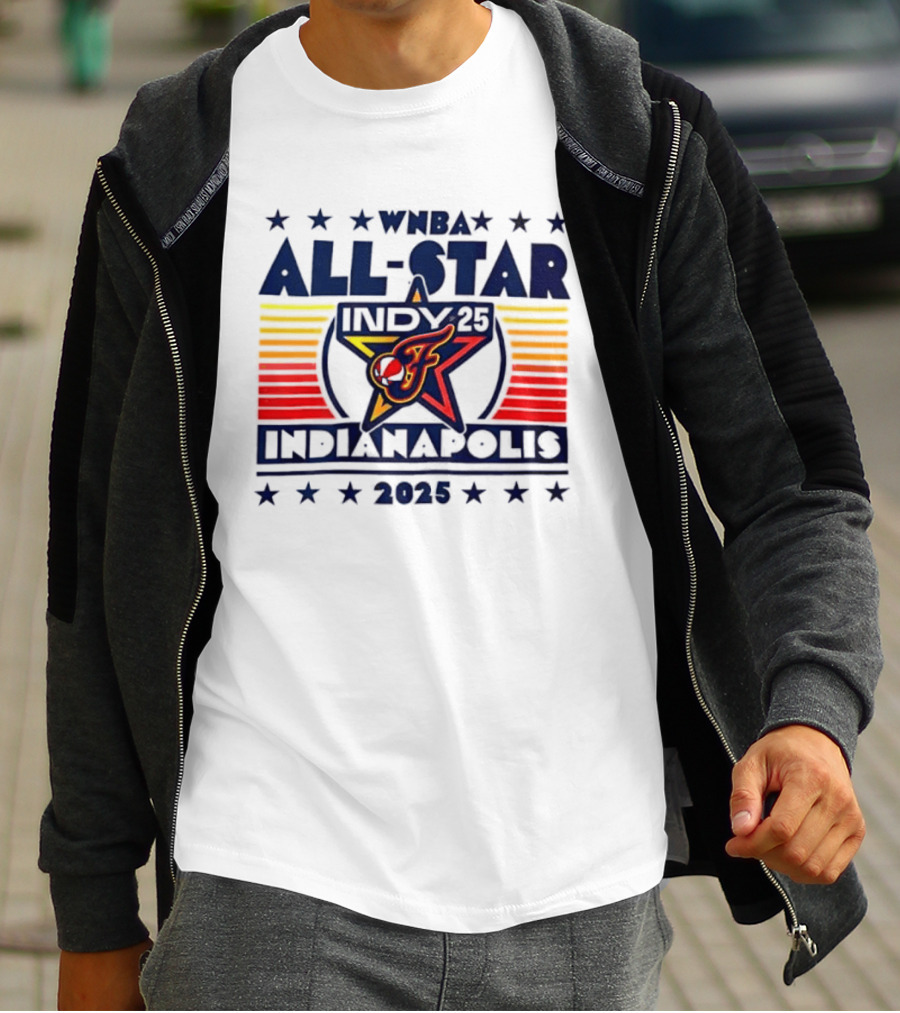 WNBA All Star INDY 2025 Indianapolis Crewneck T-Shirt