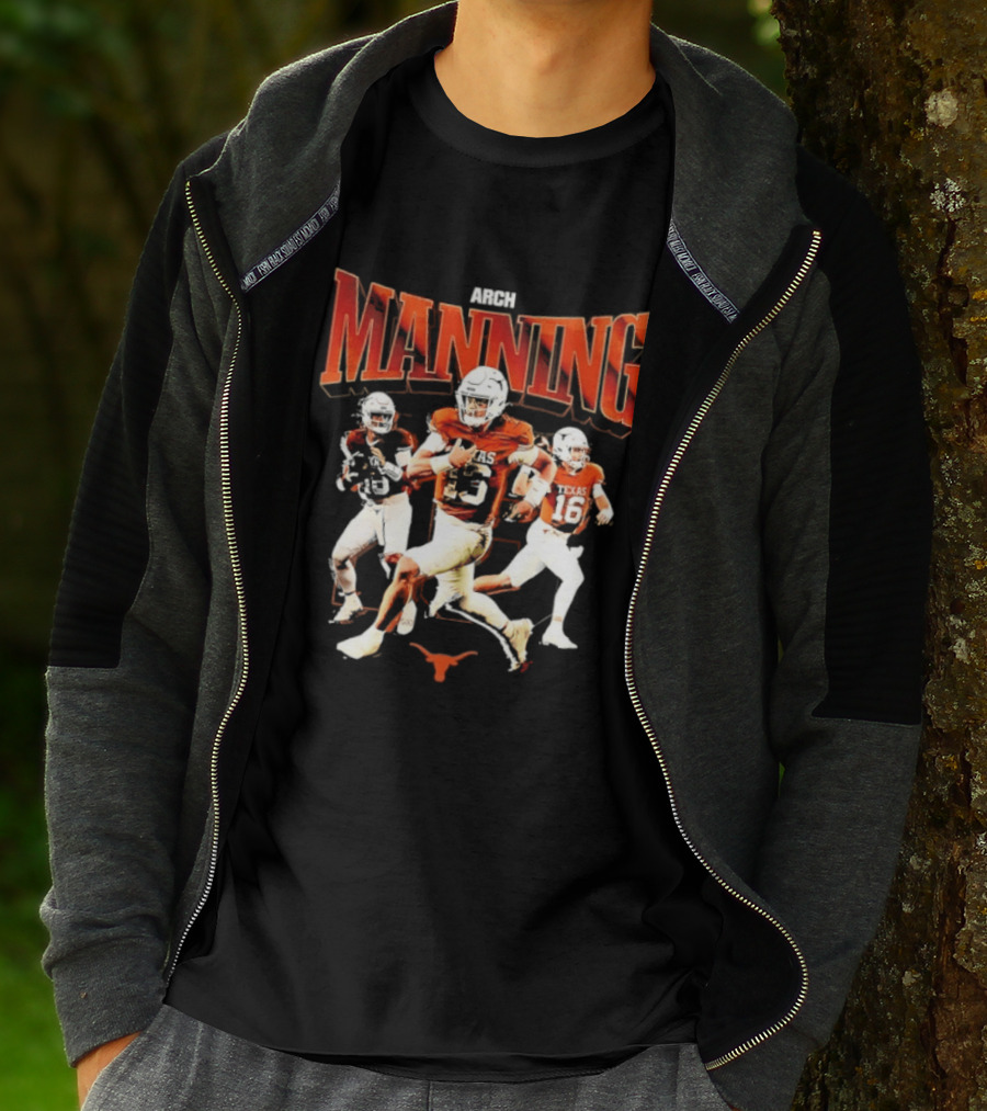 Arch Manning 16 Texas Longhorns NCAA Football Player Manning T-Shirt