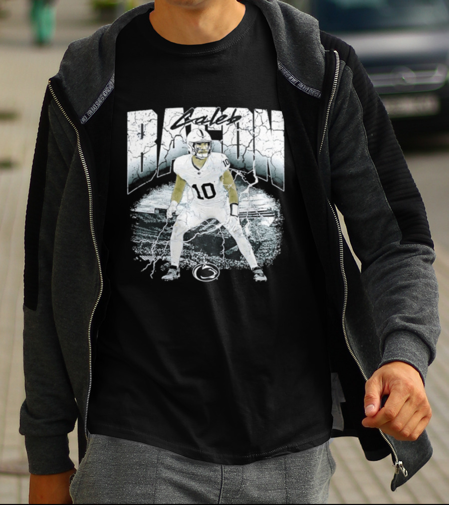 Caleb Bacon 10 Penn State Nittany Lions NCAA Football Player T-Shirt