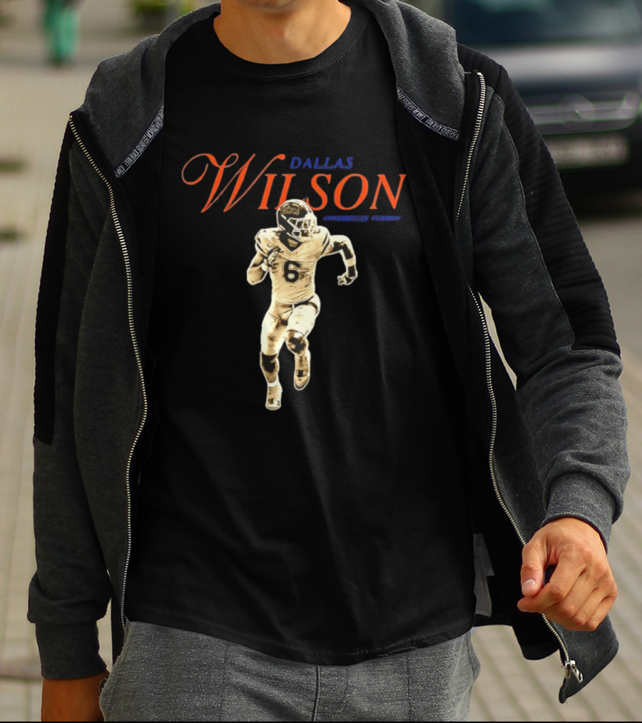 Dallas Wilson 6 University Of Florida Football NCAA T-Shirt