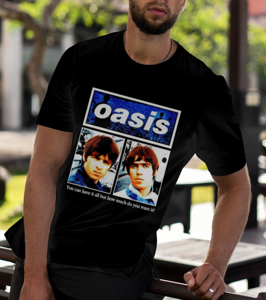 Oasis You Can Have It All But How Much Do You Want It Music Band T-Shirt