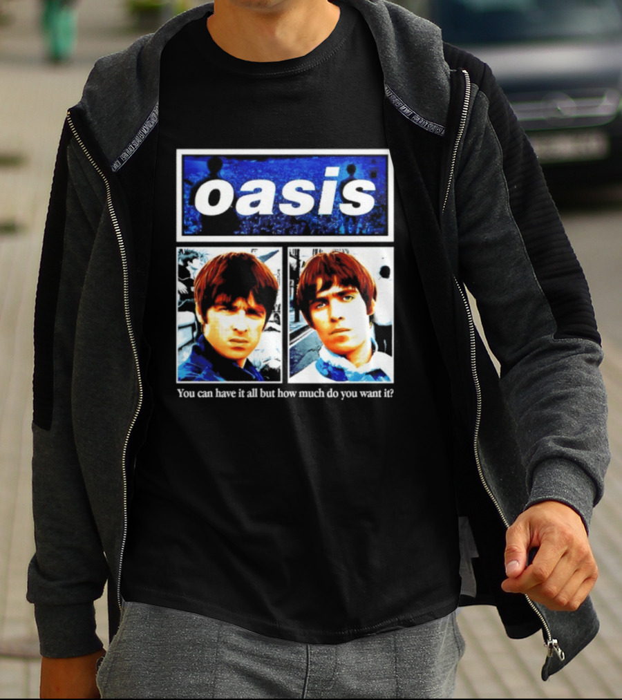 Oasis You Can Have It All But How Much Do You Want It Music Band T-Shirt