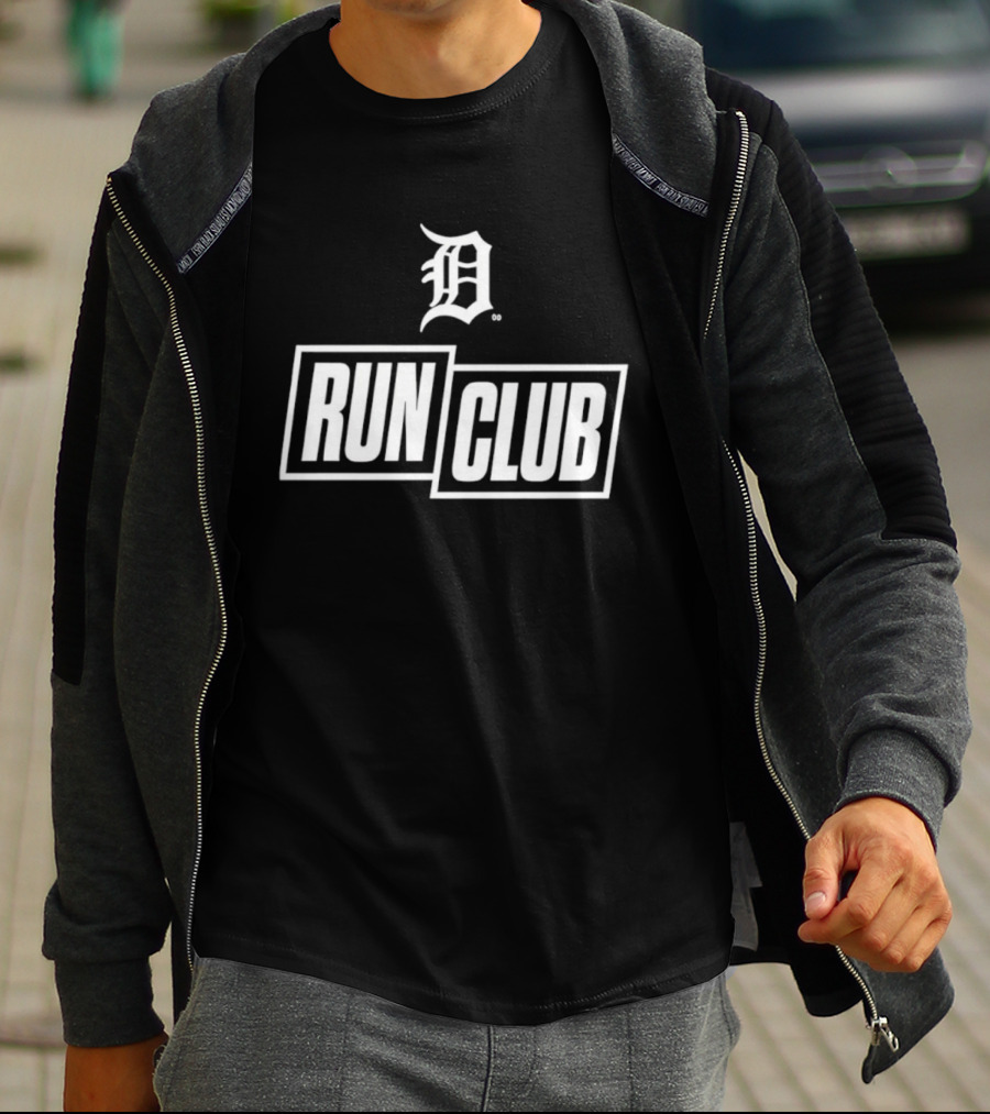 Detroit Tigers D Logo Run Club 2026 T-Shirt