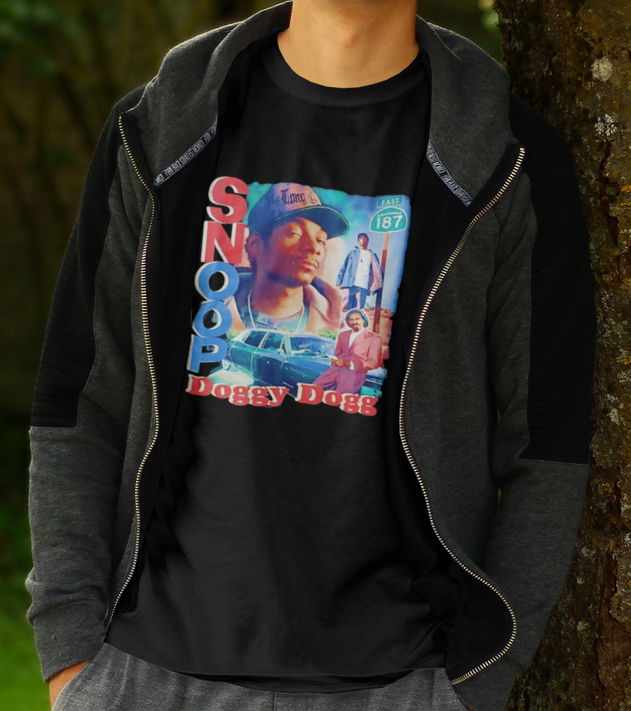 Snoop Doggy Dogg East California 187 Vintage Style Urban Fashion T-Shirt