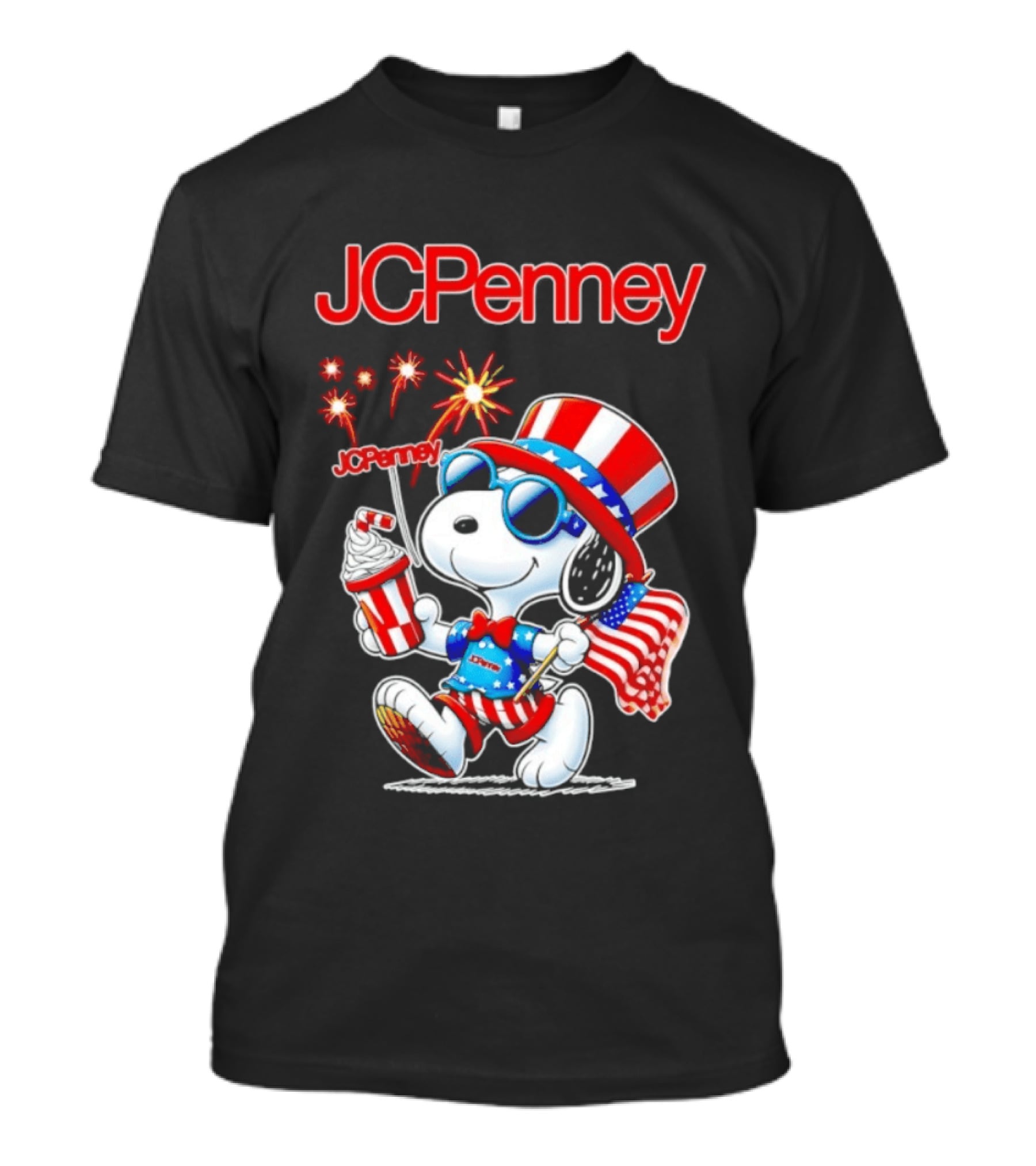 JCPenney Snoopy America 1776 2026 250th Anniversary Celebration T-Shirt