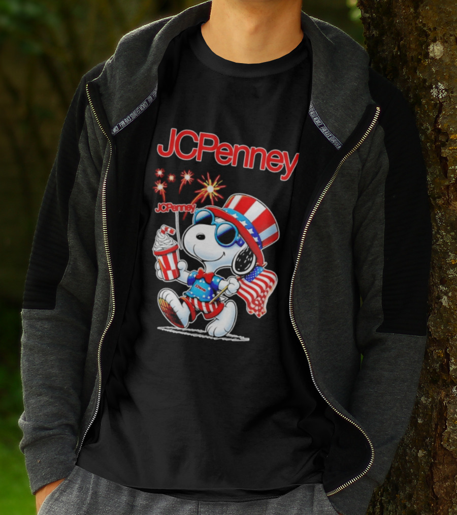 JCPenney Snoopy America 1776 2026 250th Anniversary Celebration T-Shirt