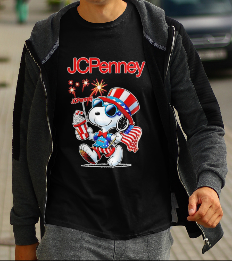 JCPenney Snoopy America 1776 2026 250th Anniversary Celebration T-Shirt