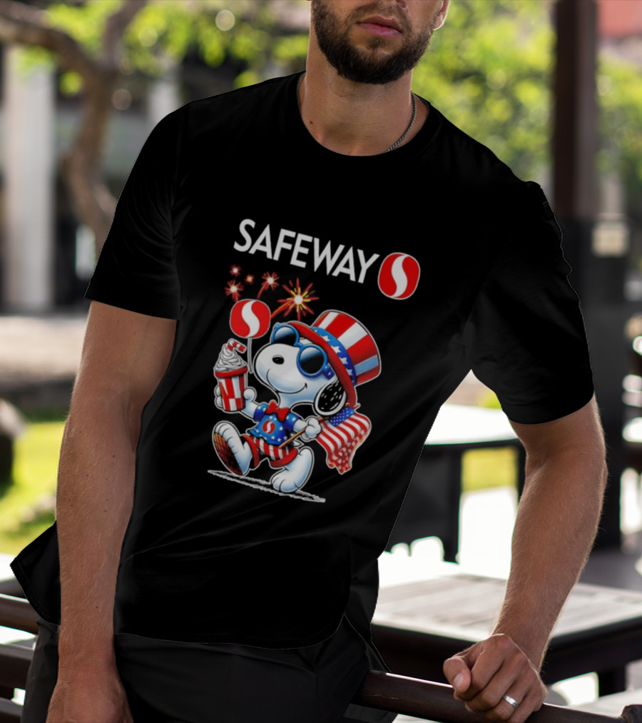 Snoopy Safeway 250th Anniversary 1776 2026 America Celebration T-Shirt