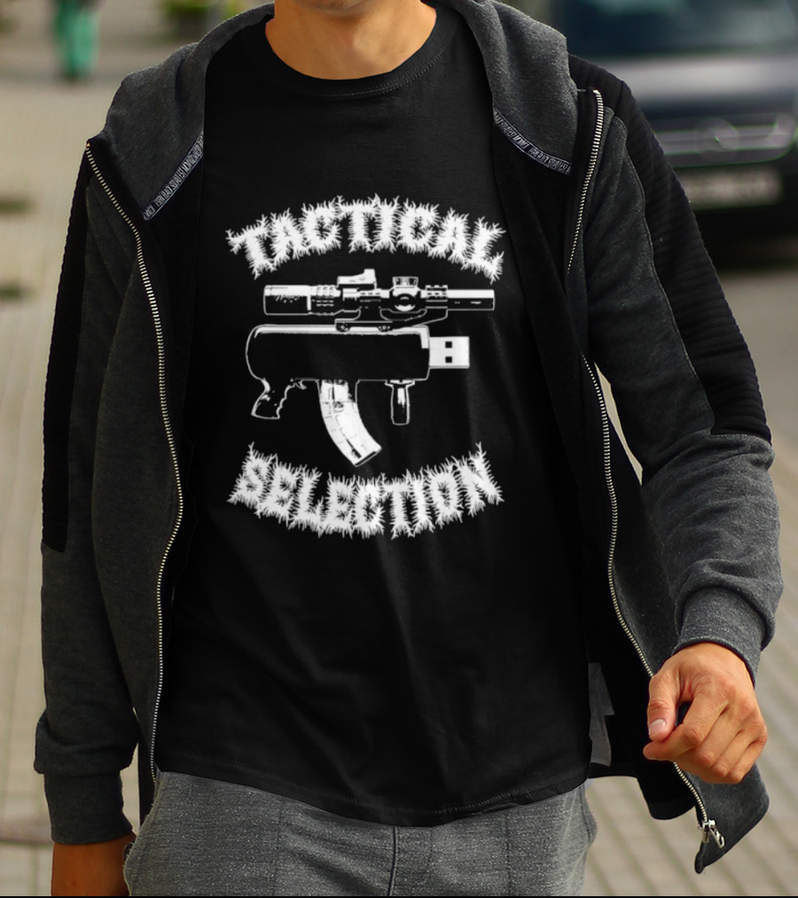 Tactical Selection USB Gun Novelty Concept T-Shirt